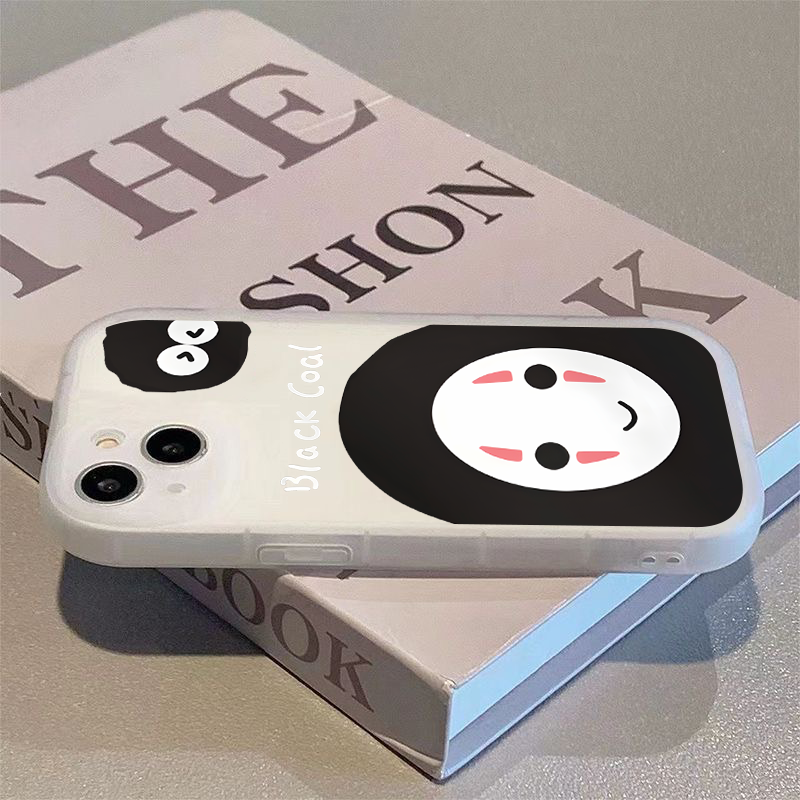 无脸男苹果15ProMax手机壳iPhone14全包13可爱12卡通11防摔xr女8p