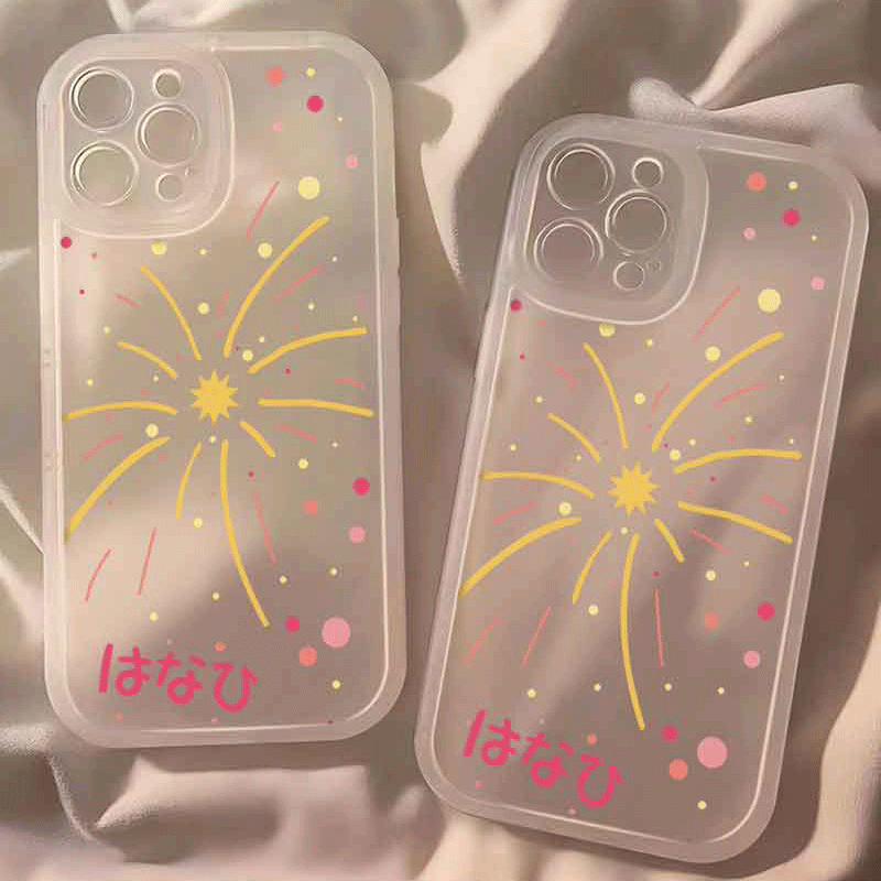 烟花苹果15ProMax手机壳iPhone14防摔13全包12新款11软壳X女8