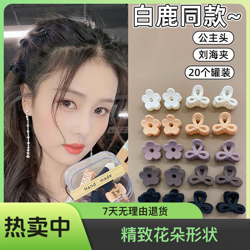 白露同款公主小抓夹网红宝宝精致形状伤发3-6岁幼儿儿童头饰婴儿