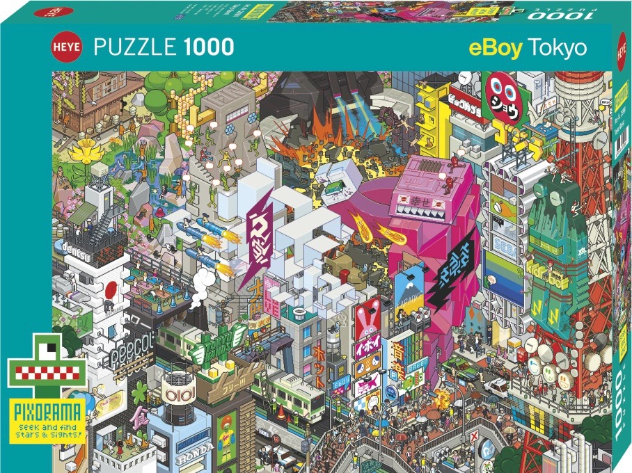 现货HEYE东京eBoy拼图1000片德国进口成人益智玩具成年雷诺瓦2022
