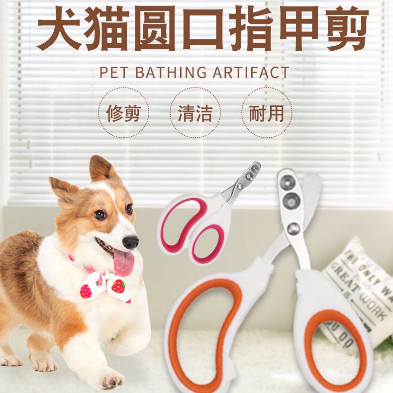 升级双孔猫咪指甲剪宠物狗狗指甲剪神器新手专用圆孔猫钳指甲刀