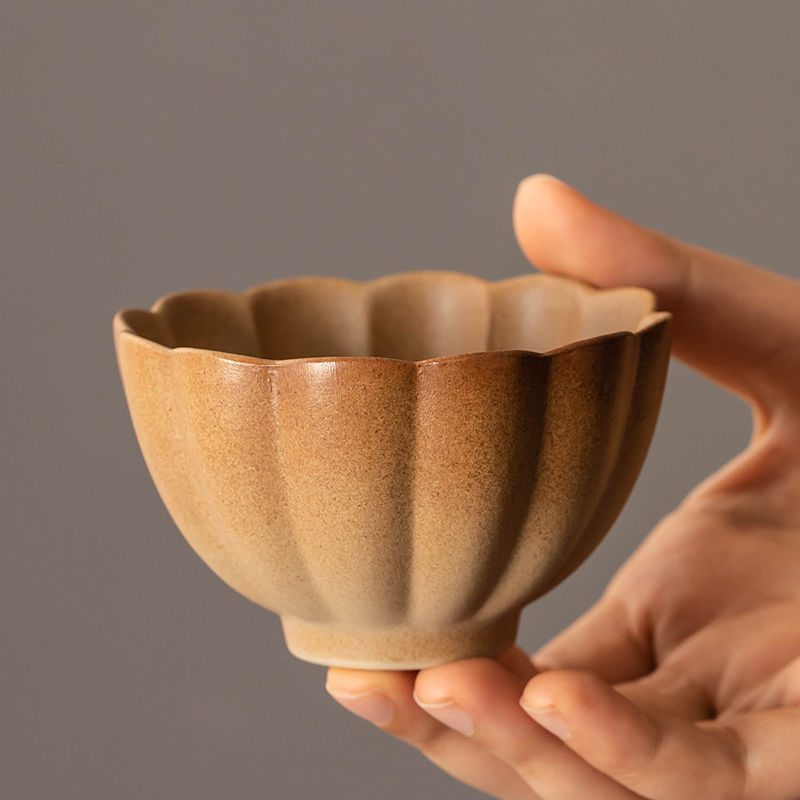 围炉煮茶配件茶杯家用炭炉泡茶杯陶瓷喝茶杯中式复古小茶杯品茗杯