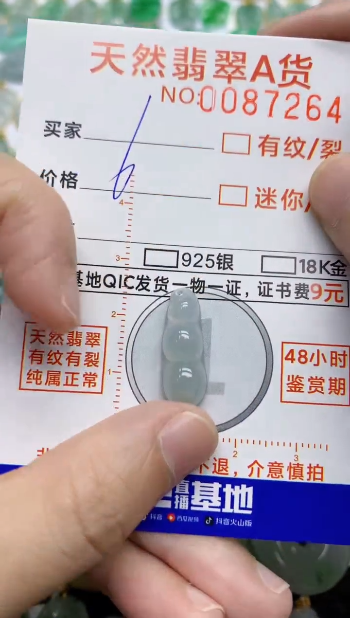 【闪购商品】翡翠挂件未镶嵌4