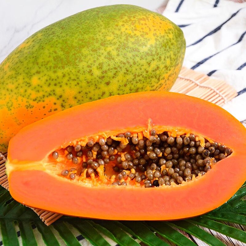 海南冰糖木瓜整箱3颗（仅限大同平城区云冈区可拍）