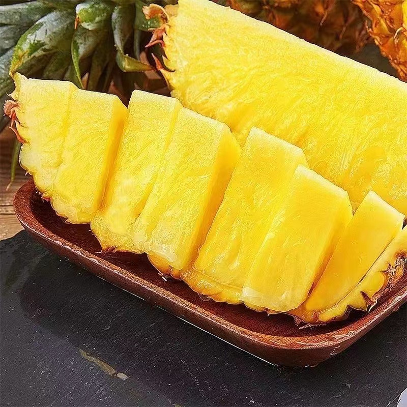  海南金钻黄金凤梨酸甜爽口（箱/3颗装）仅限大同平城区云冈区可拍）
