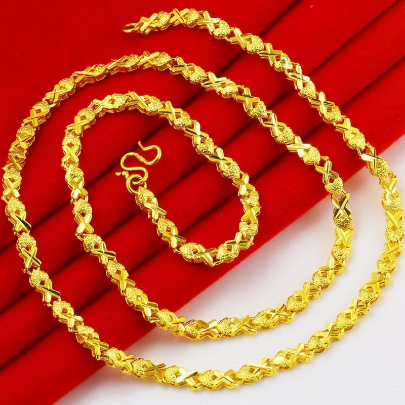 铜合金项链 轻奢款四叶草项链女款时尚百搭