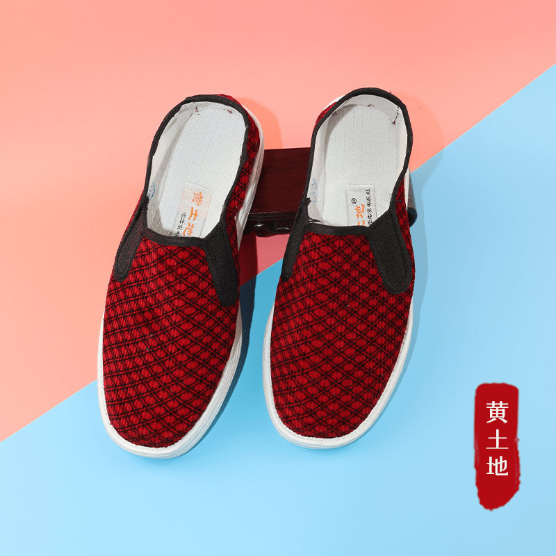 女士条绒四季鞋舒适休闲透气吸汗百搭老北京布鞋千层底布鞋日常