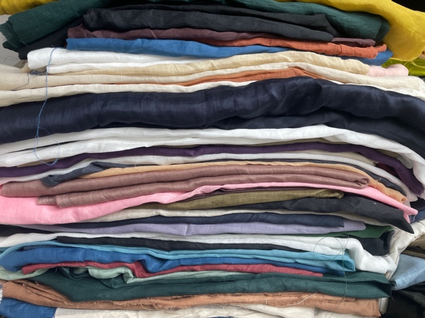 直播2号链接第二单布头这里拍棉麻等各种布料