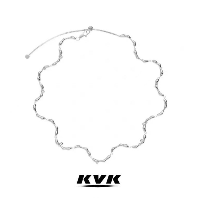 铜项链 【SUNSHEUNG】小众设计师品牌KVK云系列锁骨链
