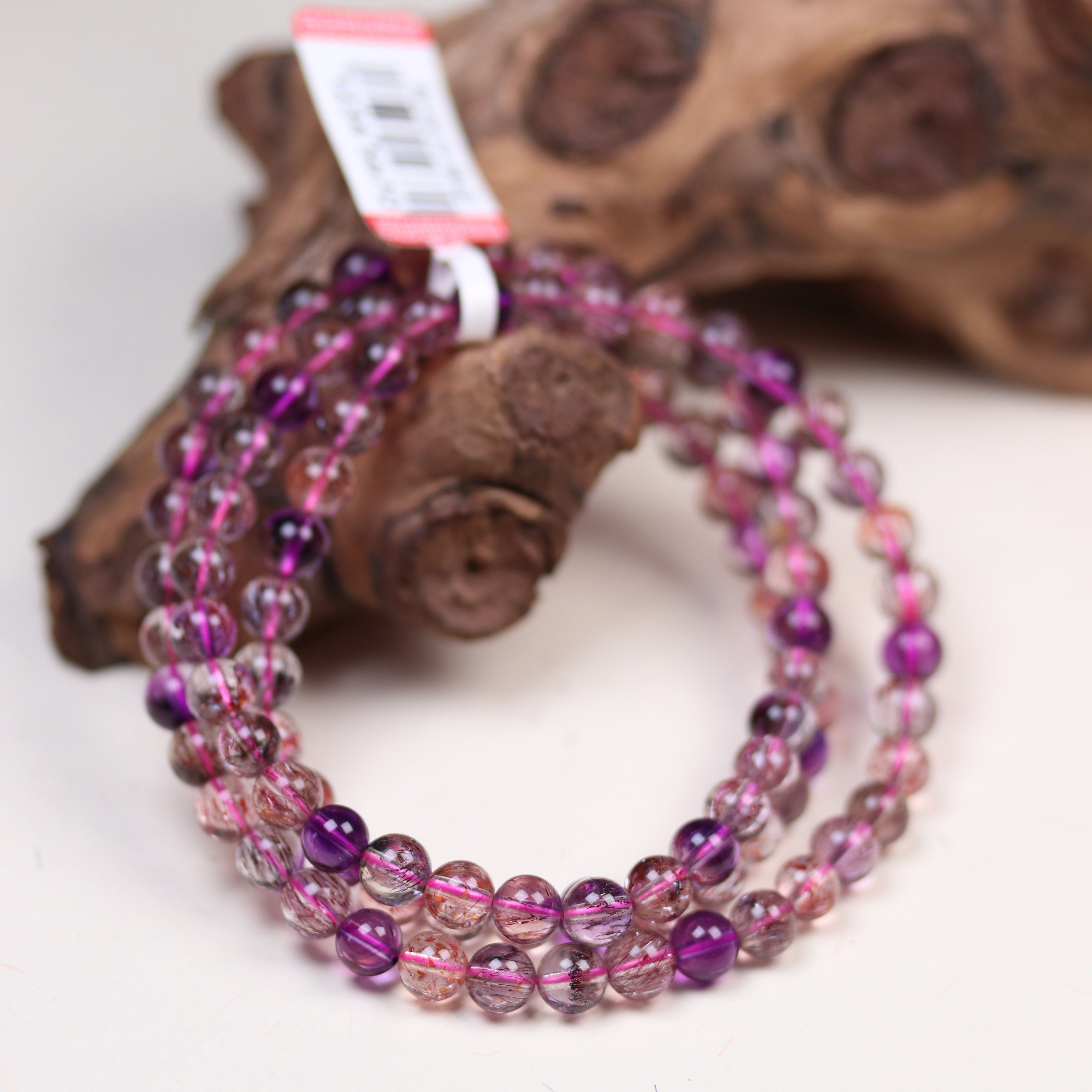 可傲KEAO收藏级天然超七水晶手链MD09多圈