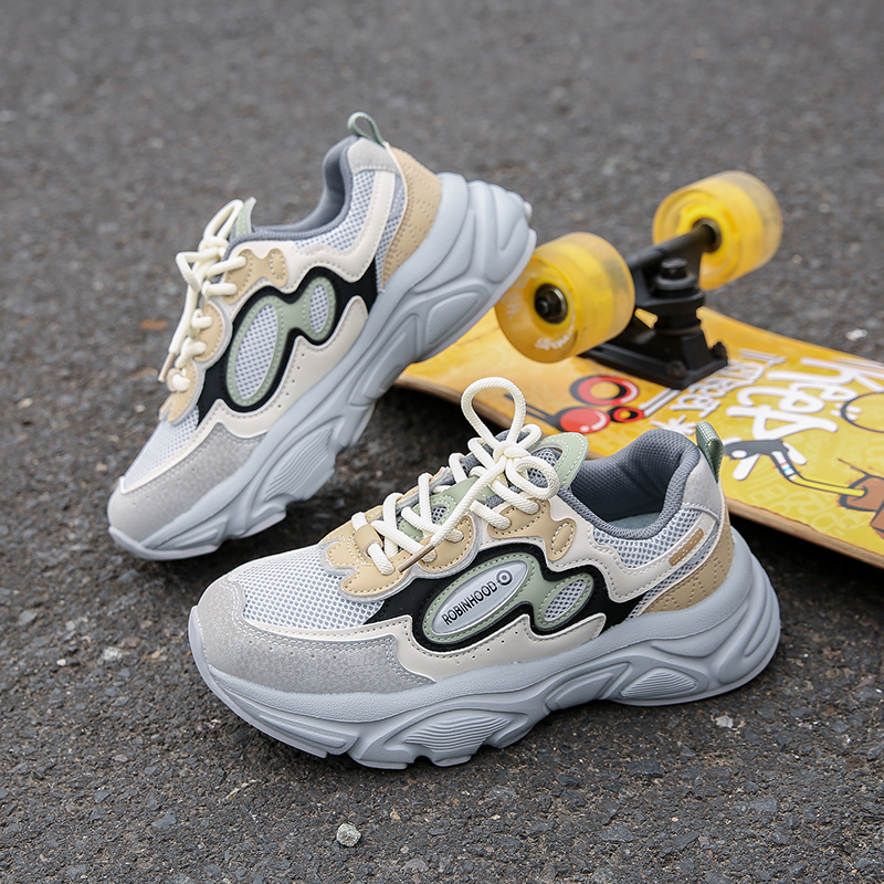 罗宾汉新款网面老爹鞋厚底运动鞋潮流百搭学生潮鞋S01
