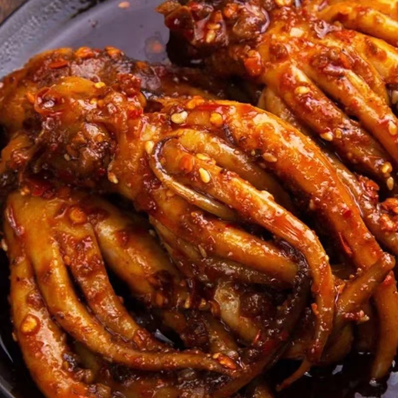 鱿鱼零食小吃休闲食品即食海鲜熟食香辣味好吃的香辣铁板纯鱿鱼须