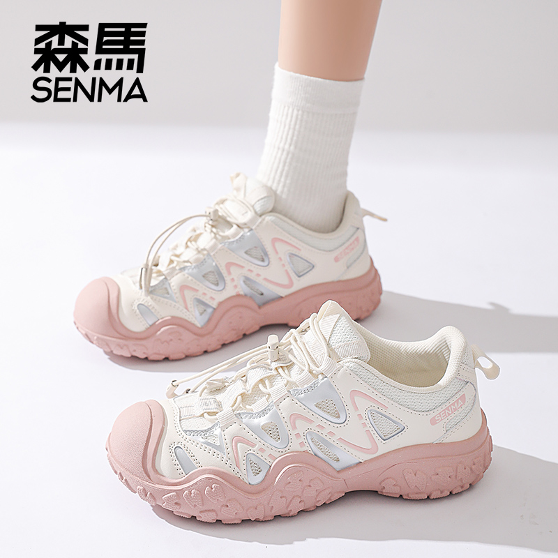 森马女鞋厚底丑萌大头鞋透气夏季新款户外登山鞋潮流时尚休闲鞋