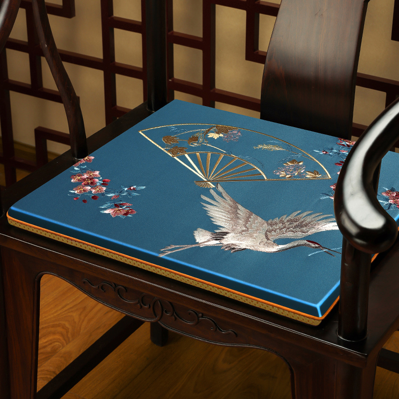 新中式椅垫红木沙发椅子坐垫实木家具圈椅太师椅垫子茶椅垫座椅垫