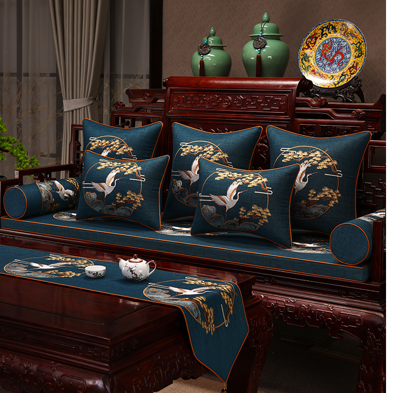 新中式椅垫红木沙发椅子坐垫实木家具圈椅太师椅垫子茶椅垫座椅垫