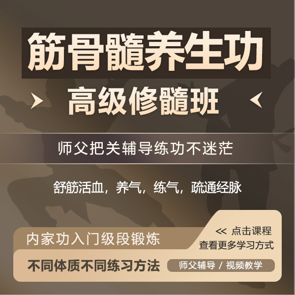 内家筋骨髓内家高级养生拳 | 高级养生功 | 视频教学+直播互动