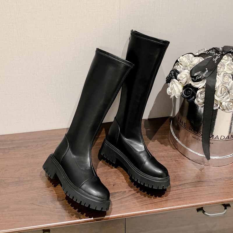 拾一 「瘦瘦长靴」小个子定制小码内增高6cm矮子乐骑士长靴