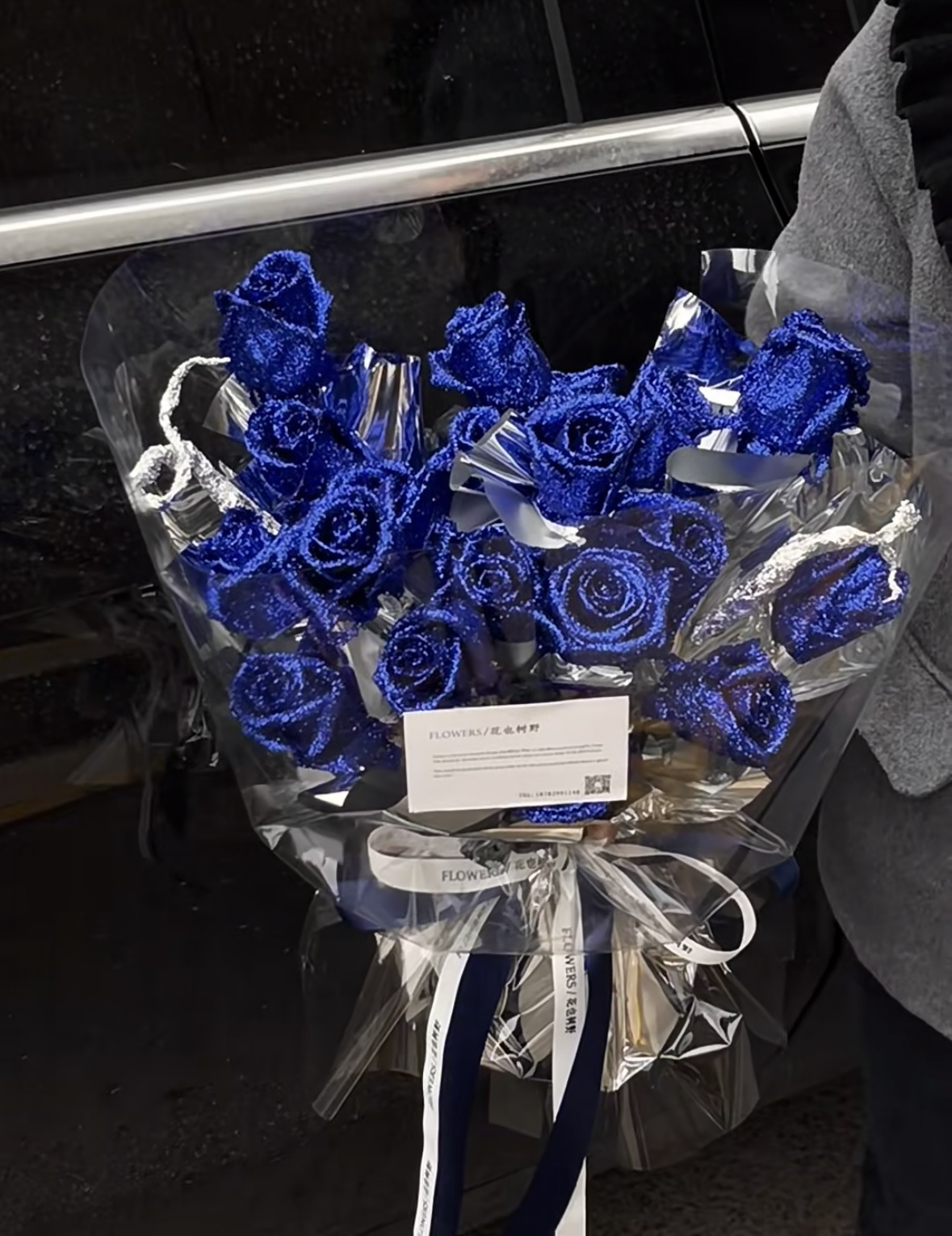 永生花蓝色玫瑰蓝色妖姬全国同城鲜花速递