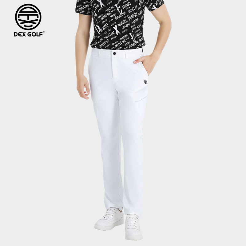DEXGOLF高尔夫男士长裤新款2080百搭简约长裤弹力运动透气速干