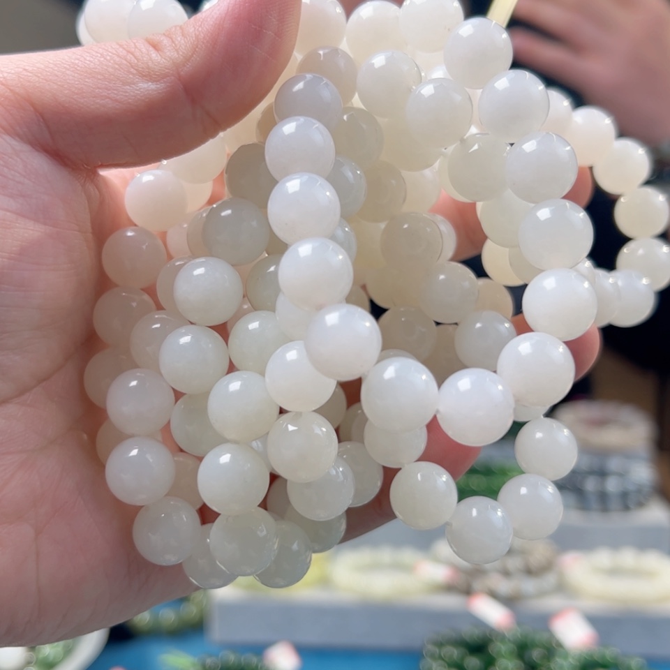 【闪购商品】和田玉手串未镶嵌新疆且末天泰多样性发货12拍一发一