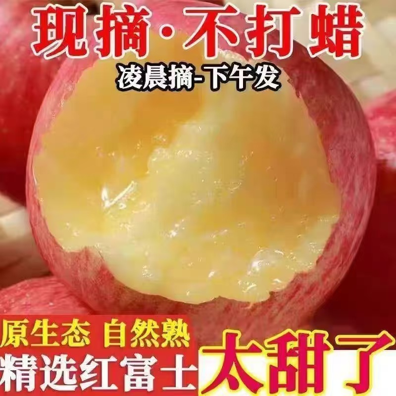 红富士苹果包邮爽口脆甜多汁