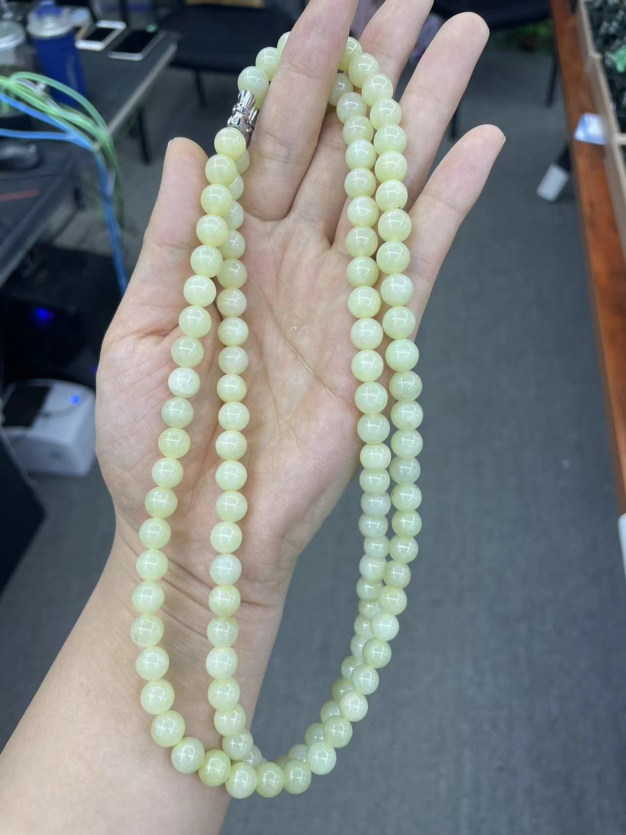 和田玉黄口项链K7-8（颜色微区多样性发货拍一发一）