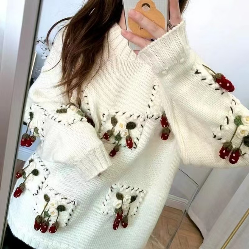 丽雅复古屋vintage秋冬针织毛衣开衫外套2【直播间链接】