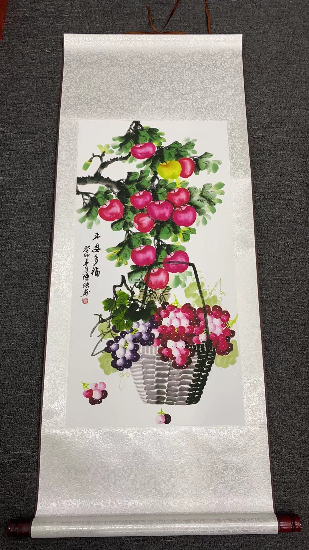 竖版装饰画小三尺苹果