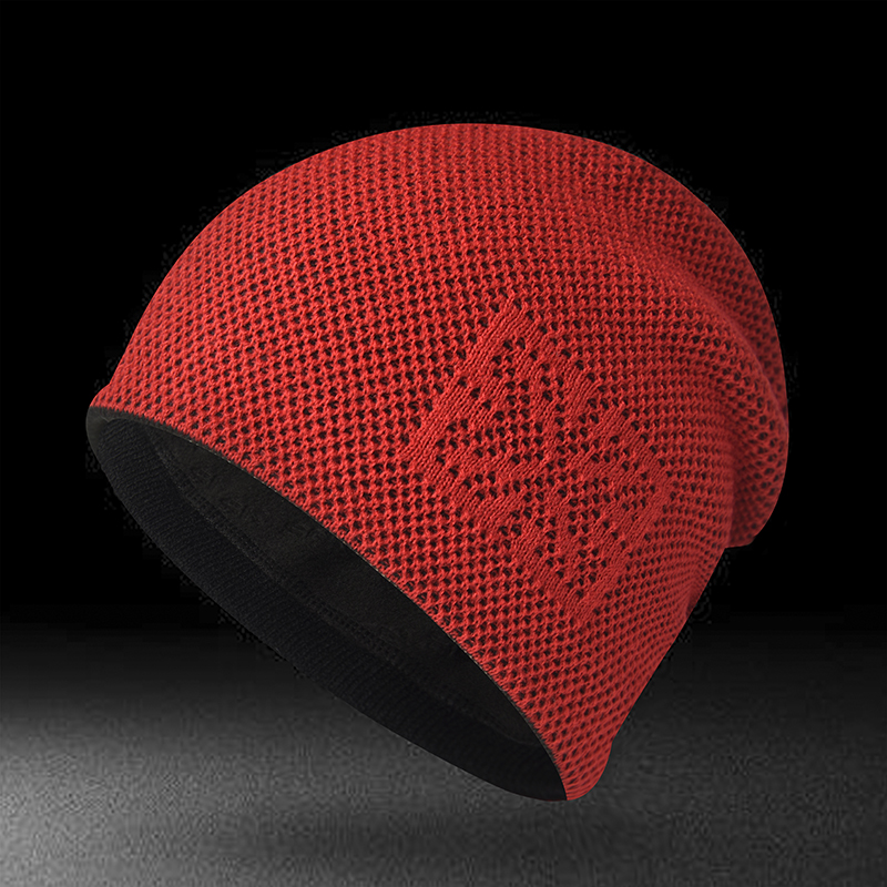 屲牌【wa】 0089 抓绒内衬冬季保暖户外运动跑步针织线帽子