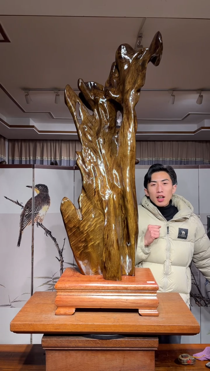 【闪购商品】金丝楠木自然摆件