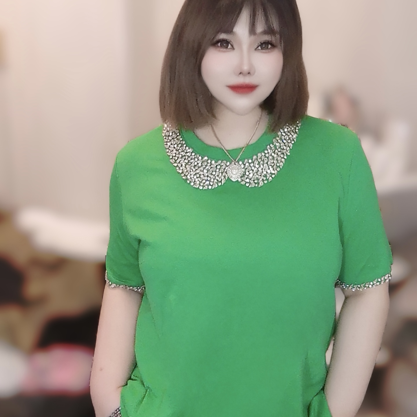 【夏日福利】夏日爆款经典闪亮钻石多彩舒适T恤