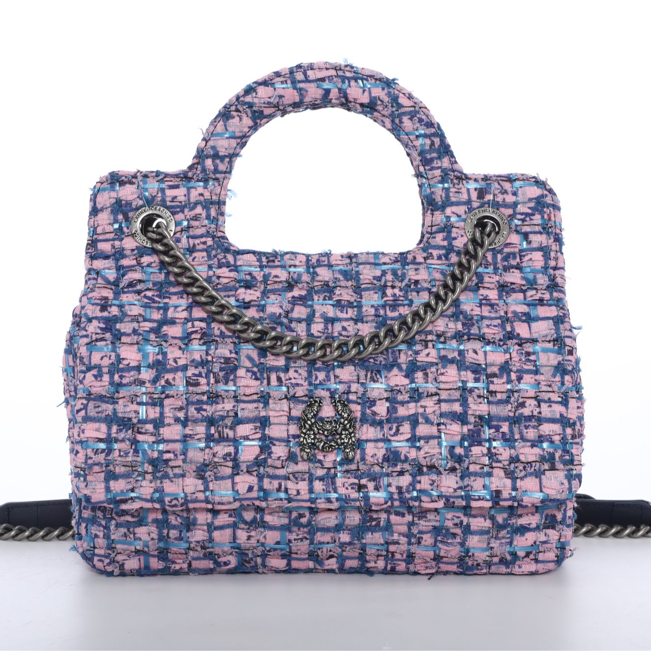 【Chico专属】蓝紫粗花呢牛奶蓝子，中号C4AE10323097