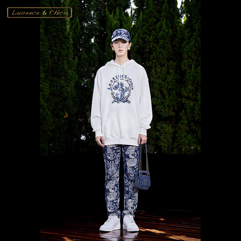 【CHICO专属】连帽Oversized长袖卫衣C2AQ10111227/C2AQ10111230