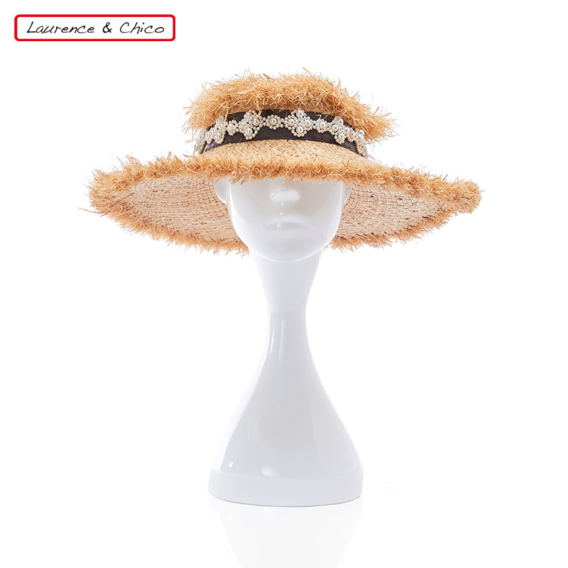 【CHICO专属】 J拼皮空顶大檐帽22G20220