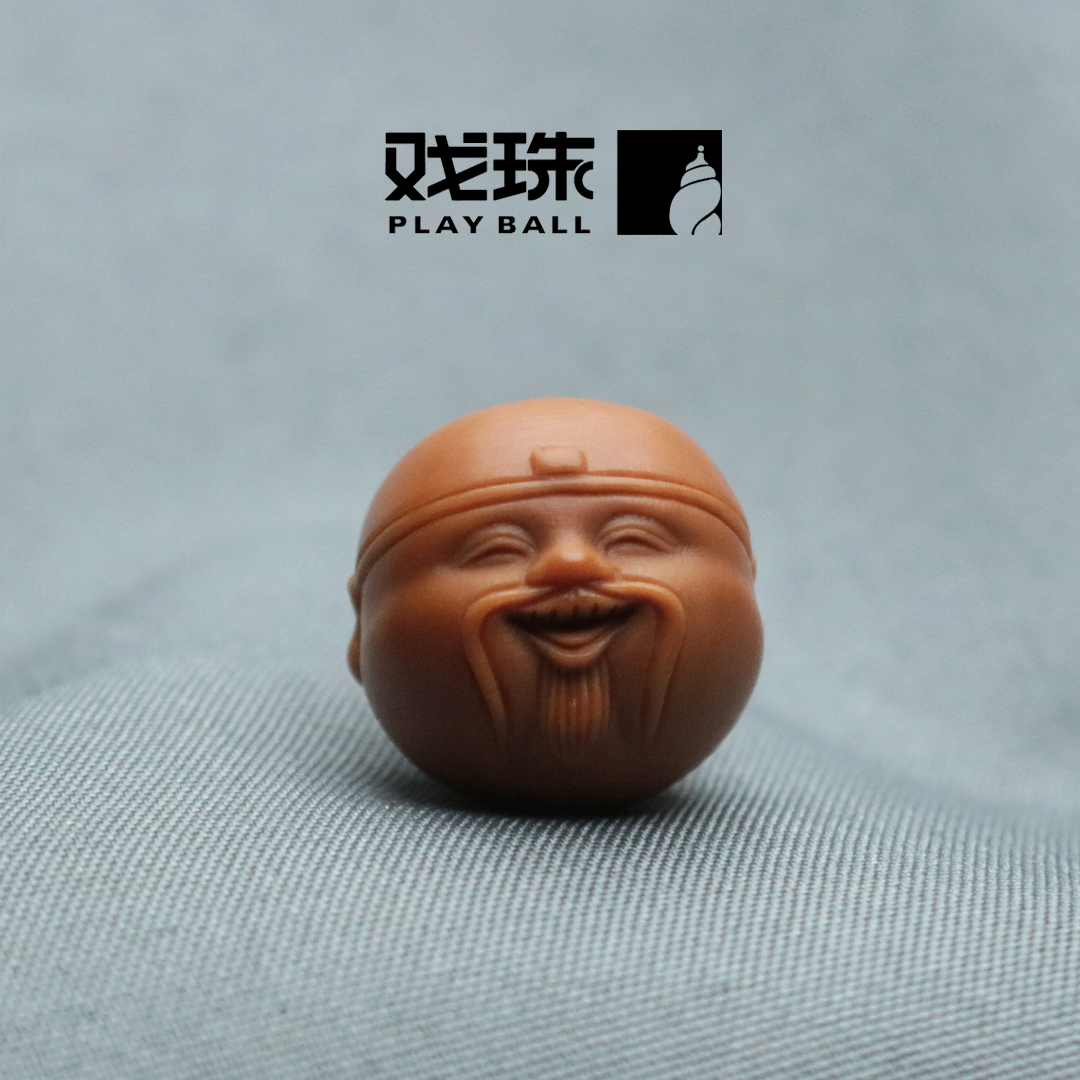 猴头雕刻猴头单籽猴头核桃吊坠猴头配饰财神男礼物