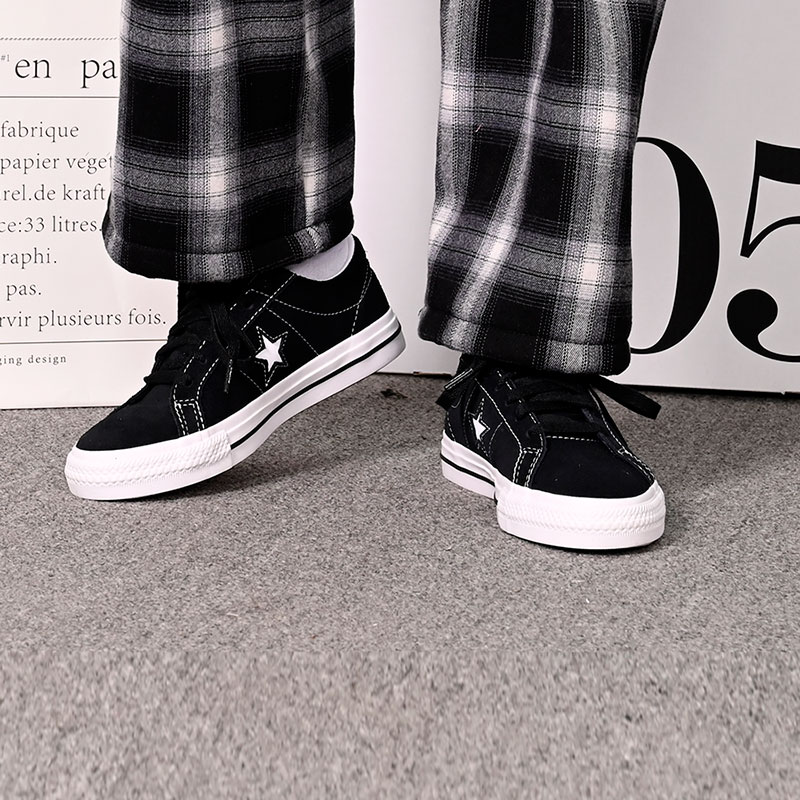 Converse/匡威新款One Star Pro男女反毛皮休闲滑板鞋 171327C