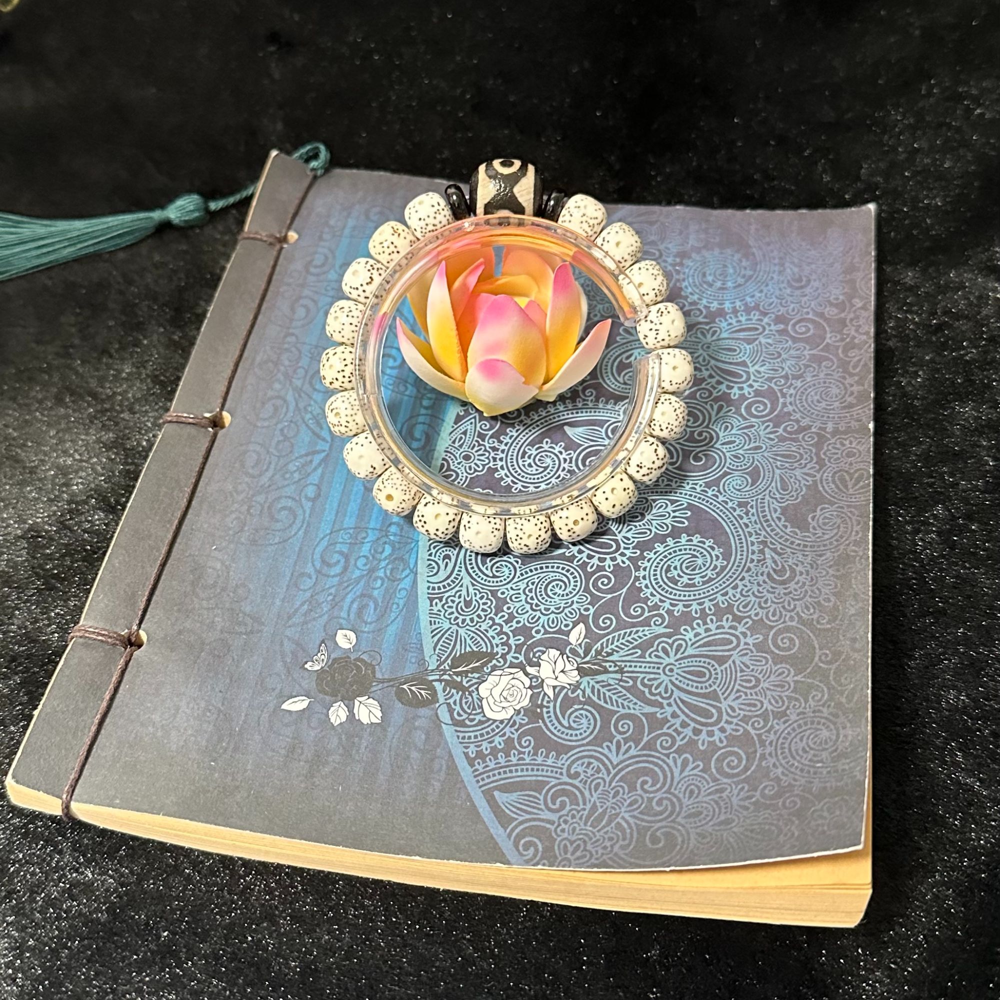 海南星月菩提原生态手串 绕指柔 单圈文玩串男女款约10*9