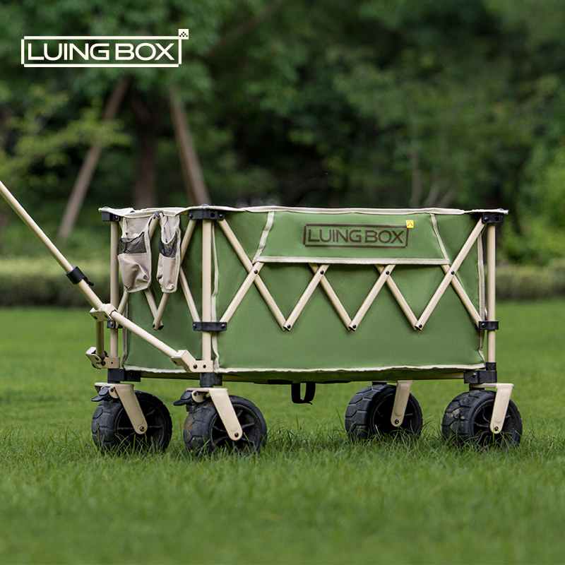LUING BOX露营盒子 兜风X3露营推车 野营推车140L折叠野餐车
