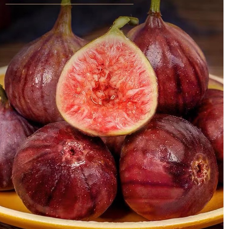 金山无花果现摘现发批发整箱红皮应季无花果新鲜高山果园树上熟