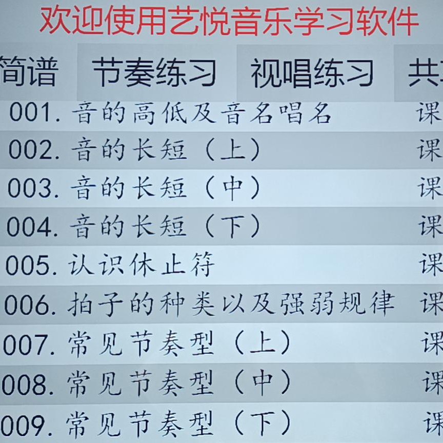 零基础到入门简谱学习