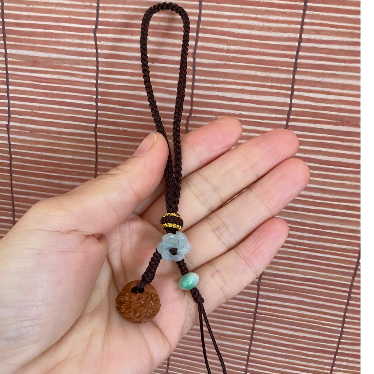 纯手工编织转运花挂件绳子