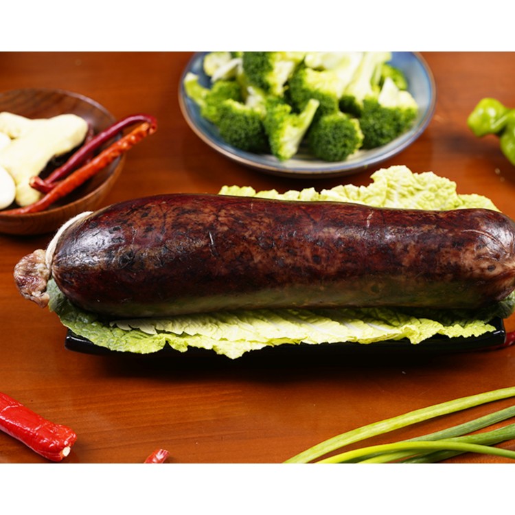 猪肠衣云南宣威乡村食用特产称重猪血豆腐肠