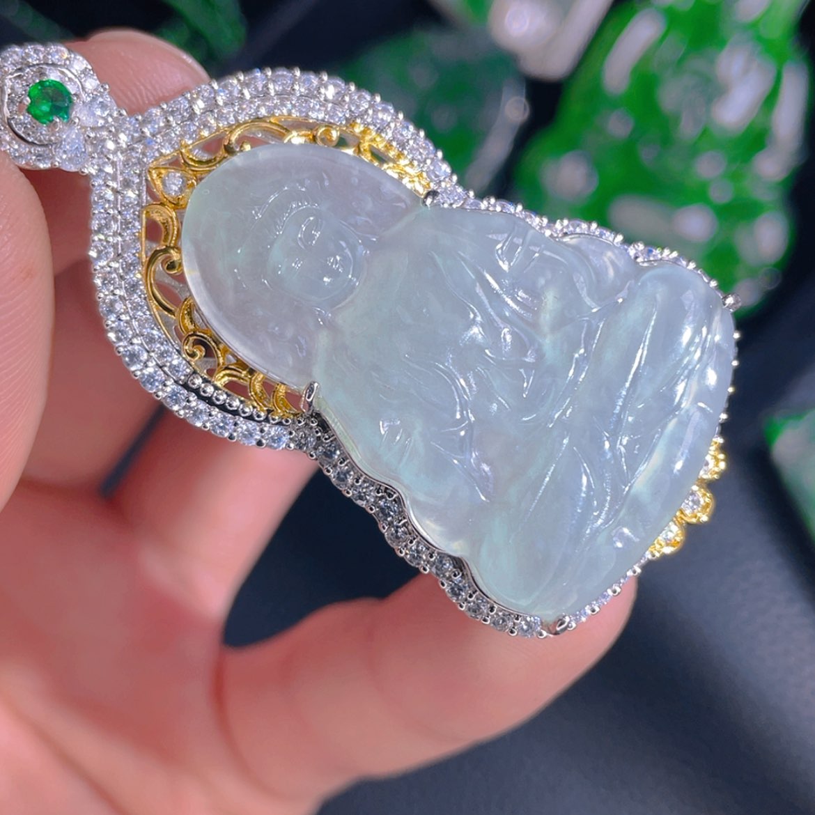 【闪购商品】翡翠颈饰未镶嵌95