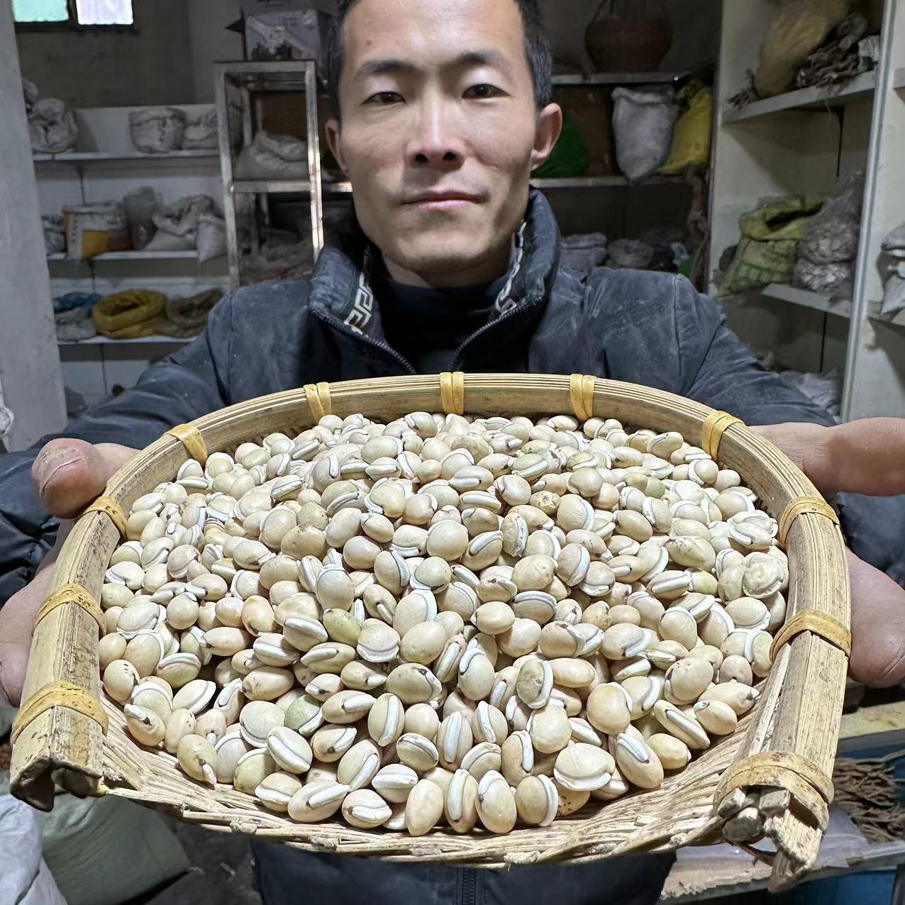 白扁豆 四川种植白扁豆 无硫白扁豆150g