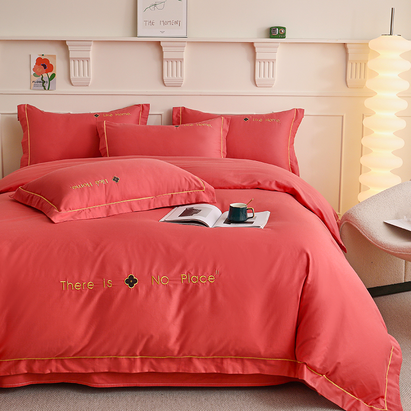 【香姐姐】轻奢风A类长绒棉纯棉四件套加厚全棉被单床笠床上用品