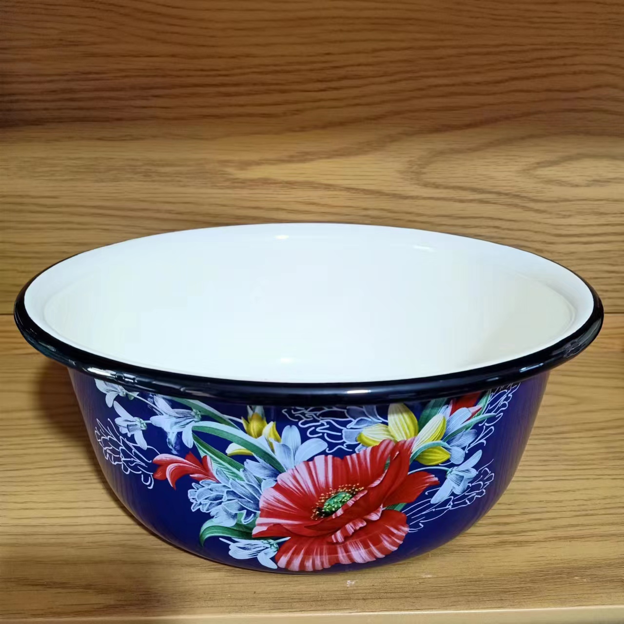 和面盆珐琅搪瓷揉面盆加深洗菜盆多用途大盆家大容量发面盆耐高温
