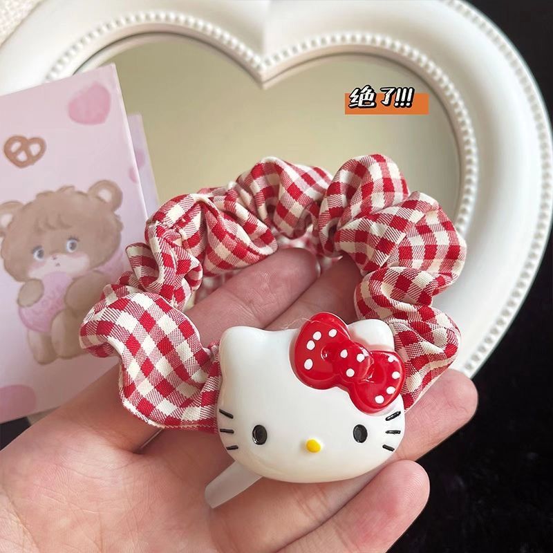Kitty猫公主落难发圈专属女朋友扎头情侣大肠头绳小皮筋送给男朋