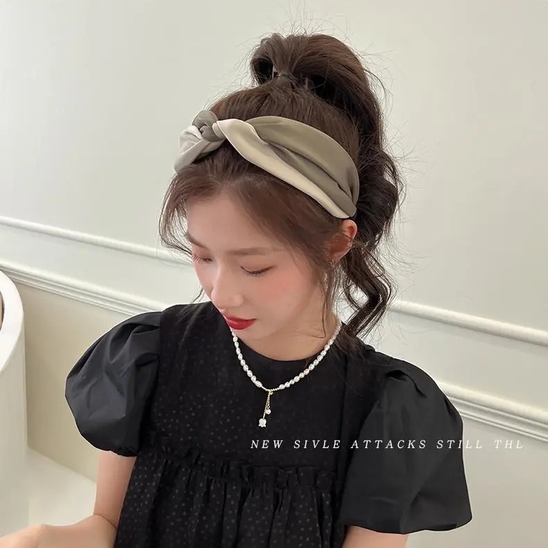 新款新款韩系发箍女高颅顶显脸小头箍洗脸用发捆简约百搭发卡