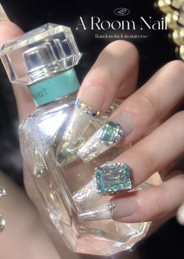 【纸醉金迷】全华 清冷感富家千金 轻奢纯手工定制穿戴甲