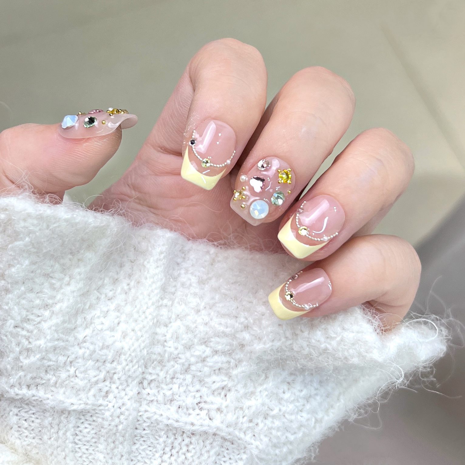 【奶呼呼】全华 显白轻奢纯手工定制穿戴甲